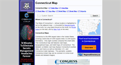 Desktop Screenshot of connecticut-map.org